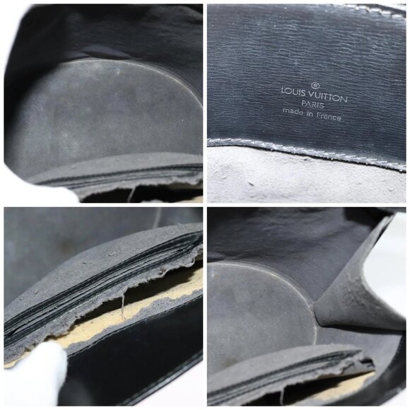 LOUIS VUITTON Epi Cluny Shoulder Bag Black M52252 LV Auth 115278 - Picture 15 of 16